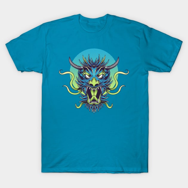 Fierce Dragon T-Shirt by letnothingstopyou